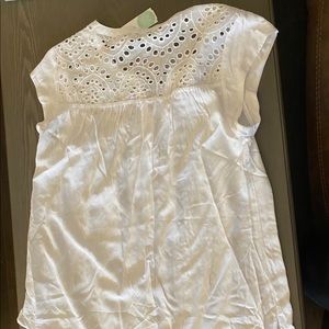New With Tags Eyelet Top